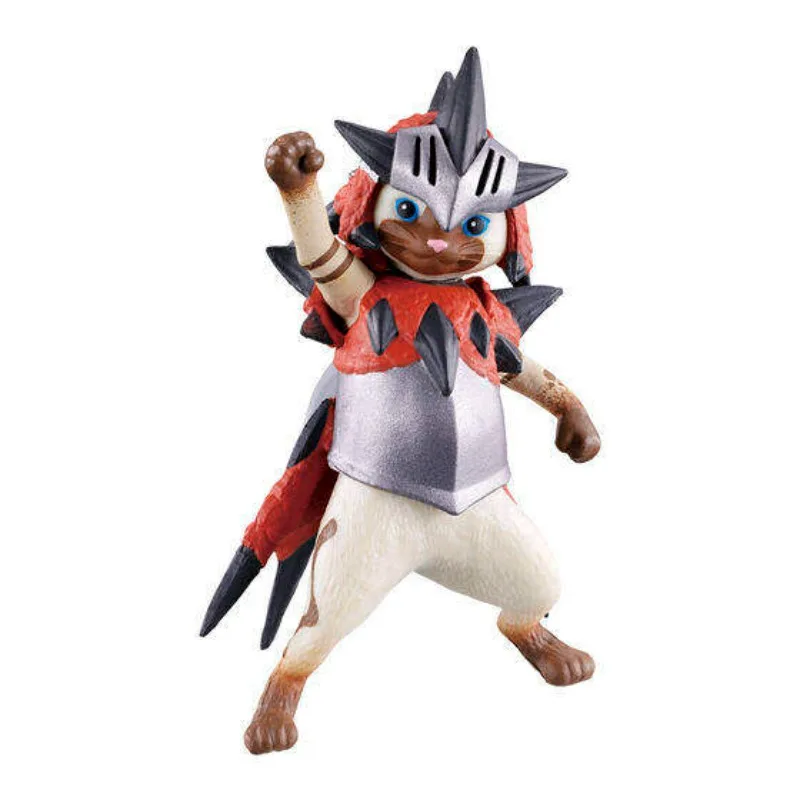 Felyne Gashapon Monster Hunter Cute Creativity Hunting Modeling Ornament Brand New Genuine
