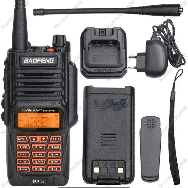 

Baofeng UV-9R Dual-Band Walkie Talkie with 10W Power, 7.4V Camping Radio, Two-Way Radio, High-Performance Transmitter