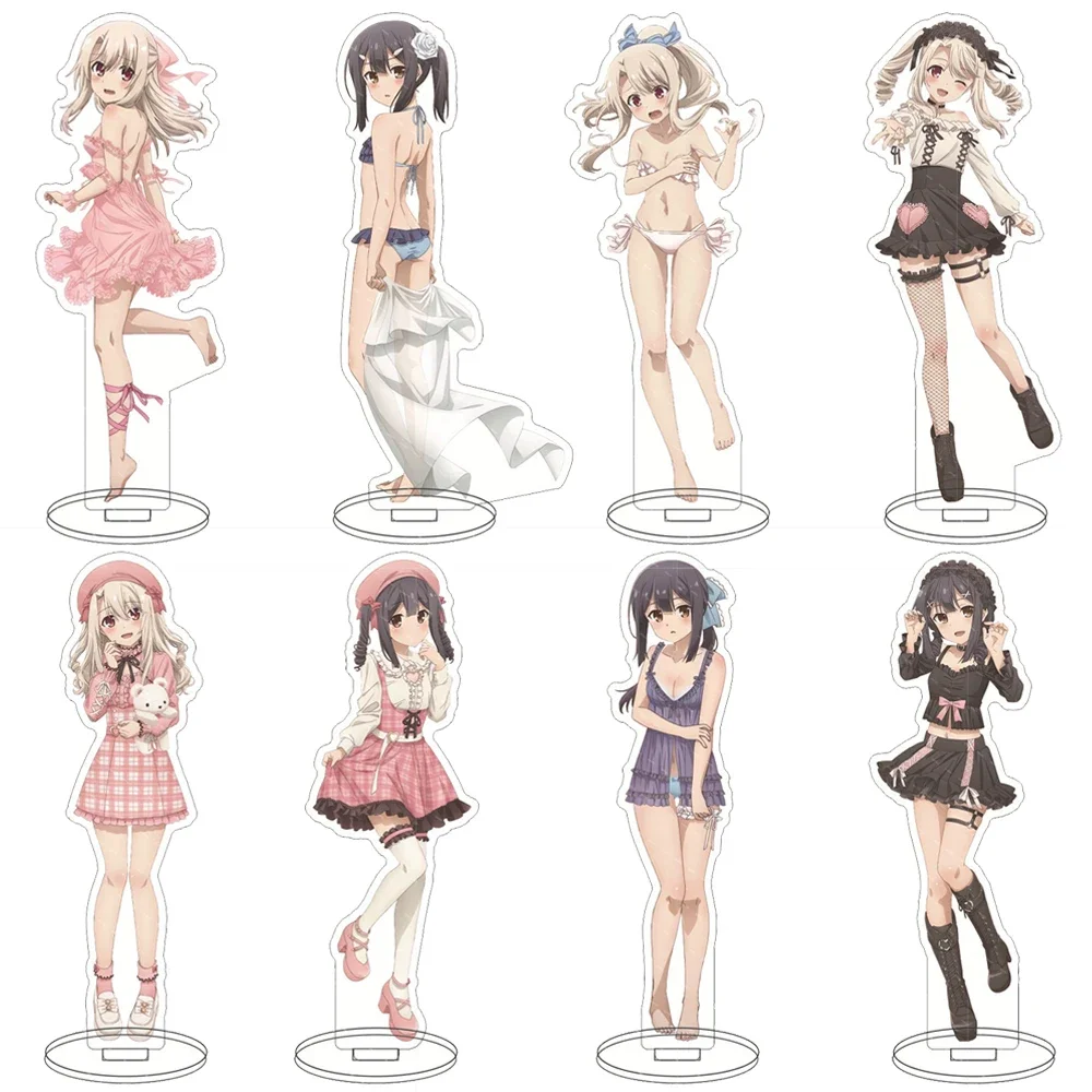 Anime Fatekaleid liner Acrylic Stand Model Cute Figures Illyasviel von Einzbern Miyu Edelfelt Chloe Cosplay Model Decor Gifts