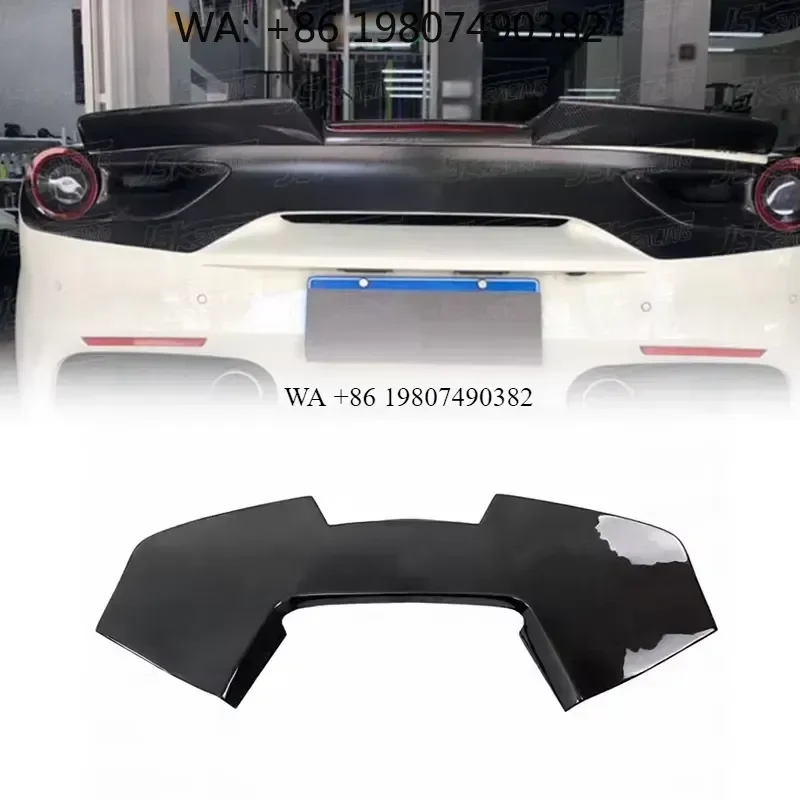 Wmwmnu Carbon Fiber Rear Spoiler for 2015-2018 488 GTB Trunk Lip Tail Wing Misha Design Style Modified Upgrade Car