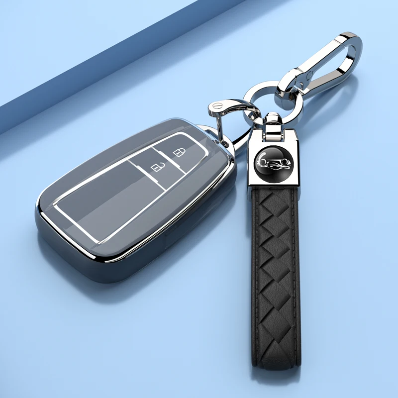 

2 3 4 Buttons Hot TPU Car Key Case Fob Keychain Shell For Toyota CHR Camry Corolla RAV4 Highlander C-HR Prius Land Cruiser Prado