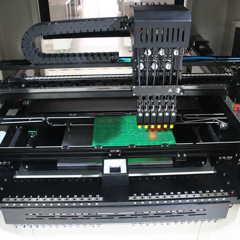 BC-6Y LED Pick and Place Machine, 6 Head Machine, Produção Smt, Totalmente Automático, Montagem Smd, Chip Mounter