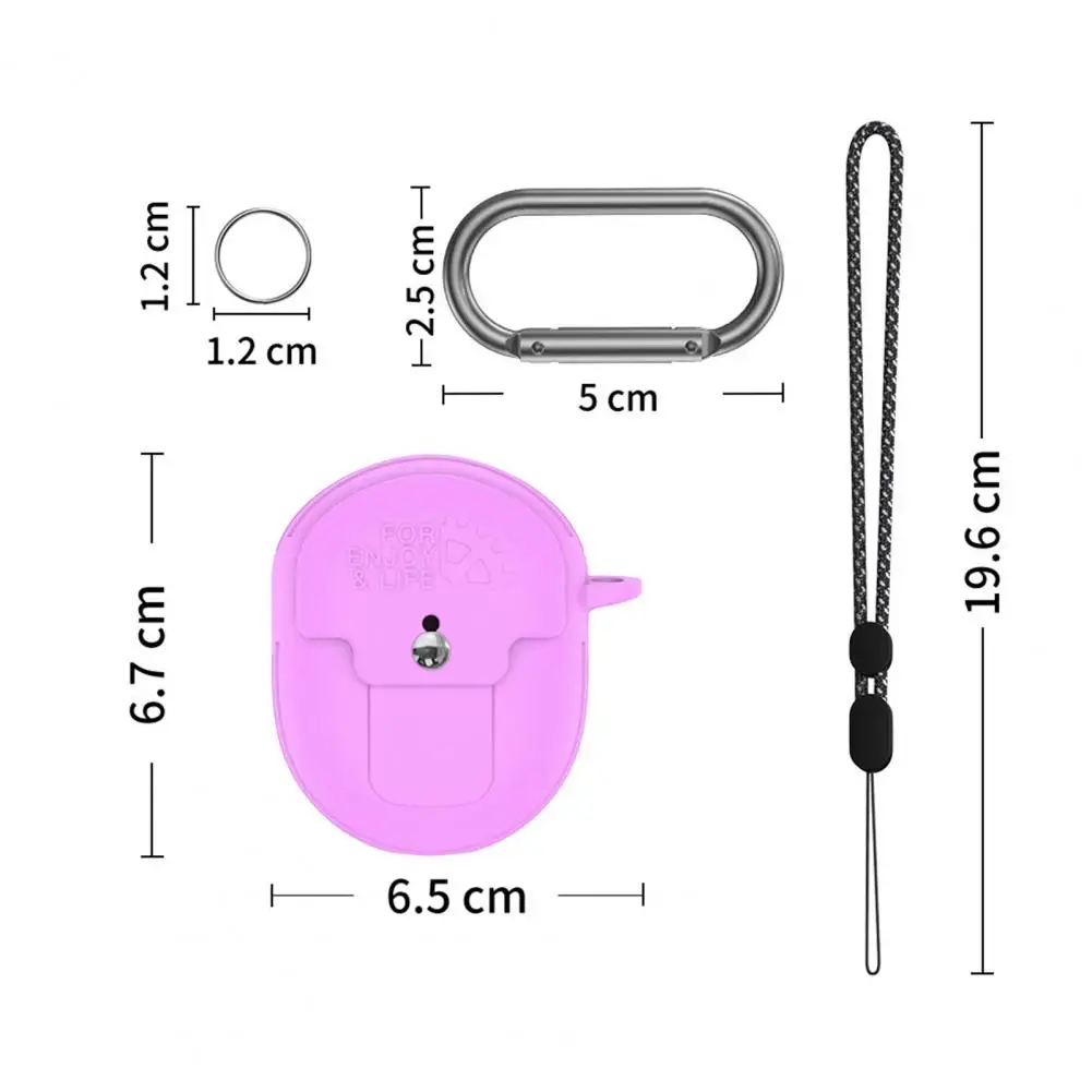 Protective Earphone Case Protective Silicone Earphone Cover with Hanging Rope Hook for Pixel Buds Pro Shockproof for Wireless