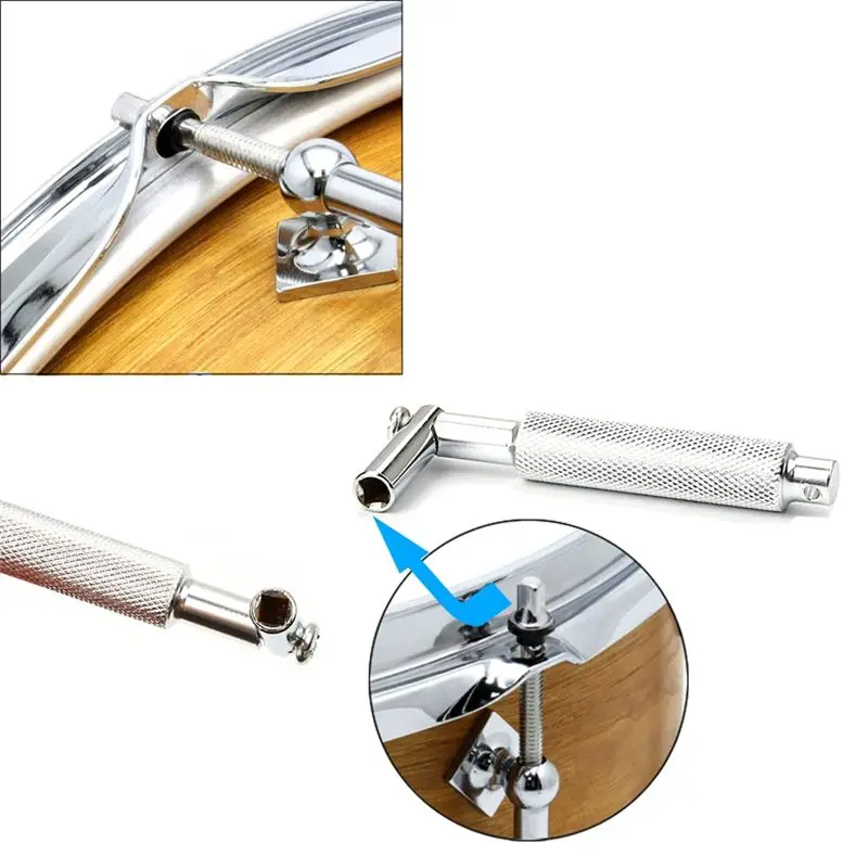 ABJA Drum Tuning Key Adjusting Wrench Square Wrench for Percussion Instrument Accessory Tool A