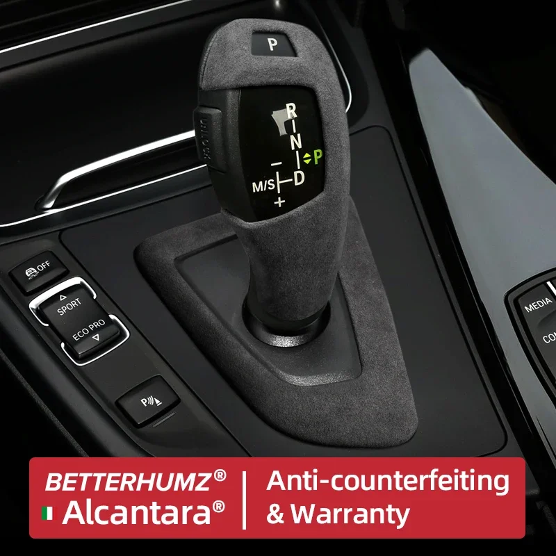 Для BMW F30 F36 F20 F10 F31 X3 F25 X5 F15 F32 F34 F22 Крышка ручки переключения передач Накладка из алькантары Wrap Аксессуары для салона автомобиля
