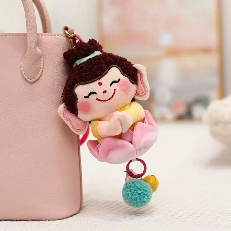 12/15cm New Lotus Little Buddha Doll Stuffed Plush Toy Cartoon Anime Cute Pillow Pillow Pillow Children's Birthday Gift Fun Doll