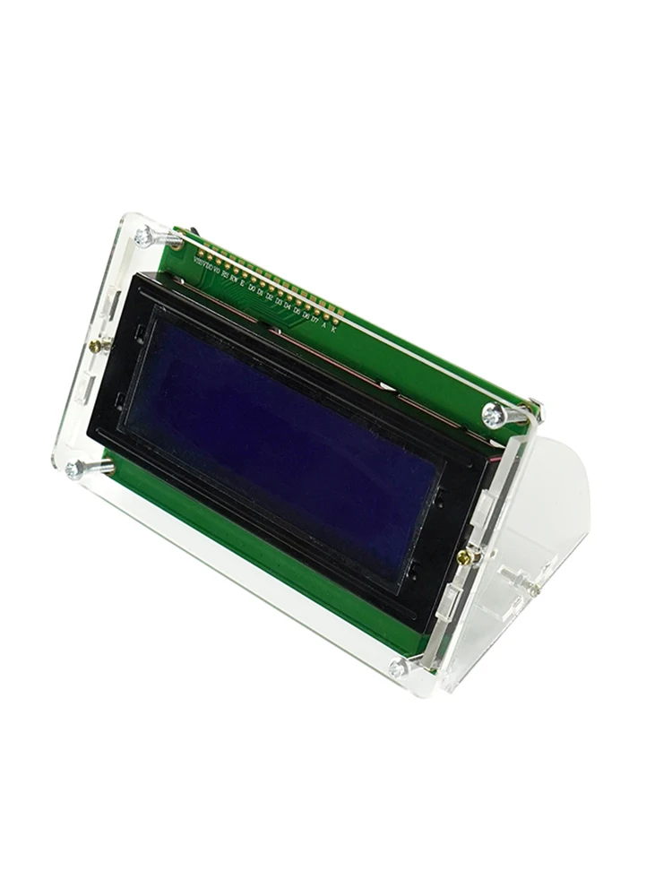 Ángulo de visión oblicuo de carcasa acrílica transparente LCD2004 sin pantalla