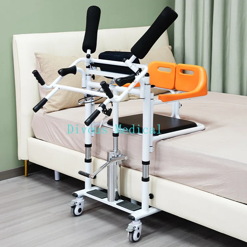 New Product Hydraulic Patient Lifting Transfer Commode Bath Toilet Chair from Bed to Chair For Disabled Multifunctional Chair