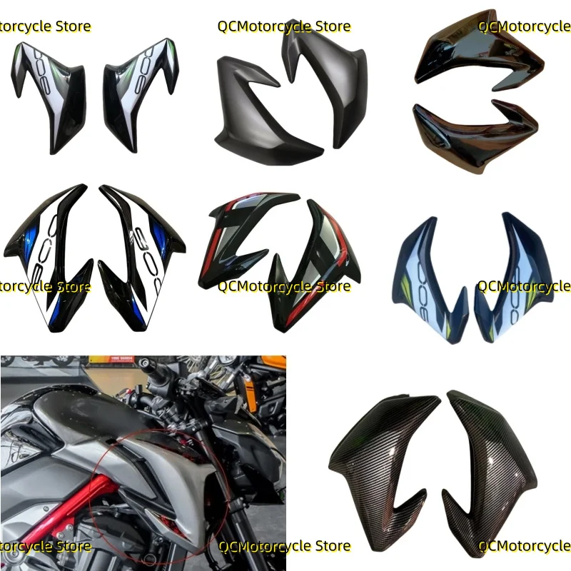 

Motorcycle Accessories Left Right Front Gas Tank Side Cover Panel Fairing Trim Frame Fit For KAWASAKI Z900 Z 900 2017-2019