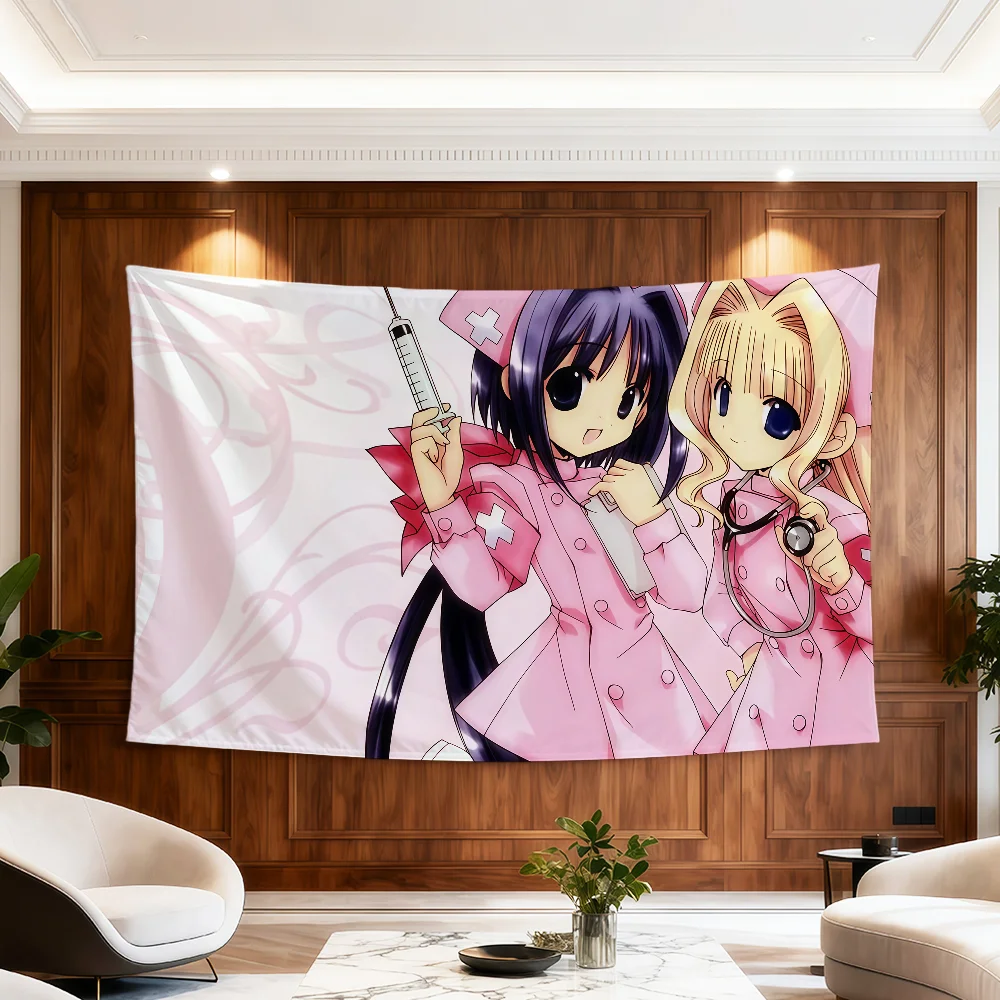 Flagge Anime Moe für Zimmer, Wohnheim, Mädchenparty, Zuhause, Kunst, Nachttisch, Wohnzimmer, Wandbehang, Y2K, Gartendekoration, Cutecore, Banner, Geschenk – Detail 11