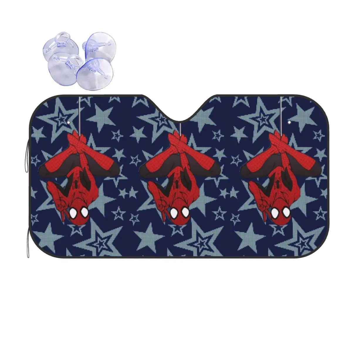

Custom Spider Man Car Windshield Sunshade Superhero Front Windshield Sun Shade Visor