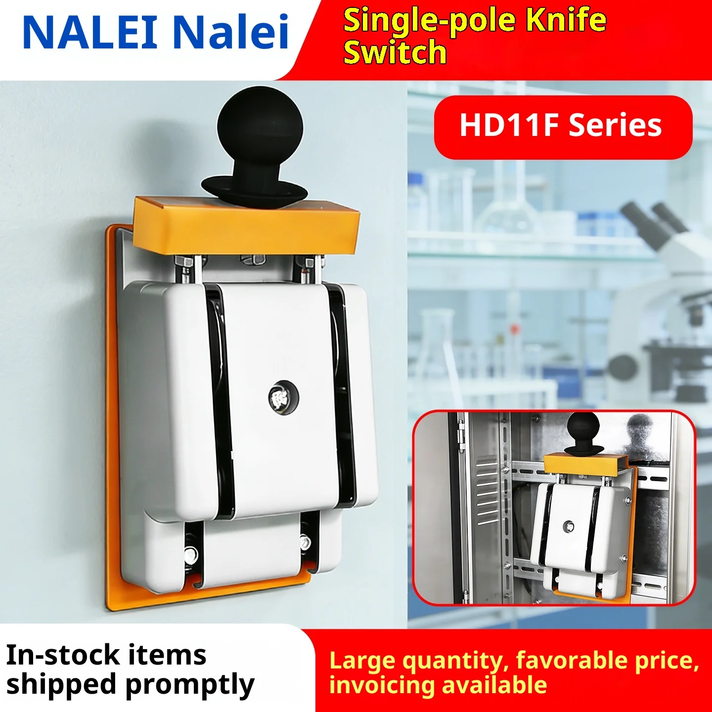 HD11F-100/28 200A/28 220V 2P Single-throw Knife Switch, Isolating Disconnect Switch 100A