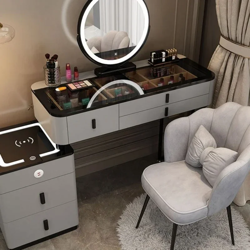 Bedroom Luxury Furniture Modern Living Room Desk Chest Light Mirror Woman Dressing Table Dresser Schminktisch Bedroom Makeup