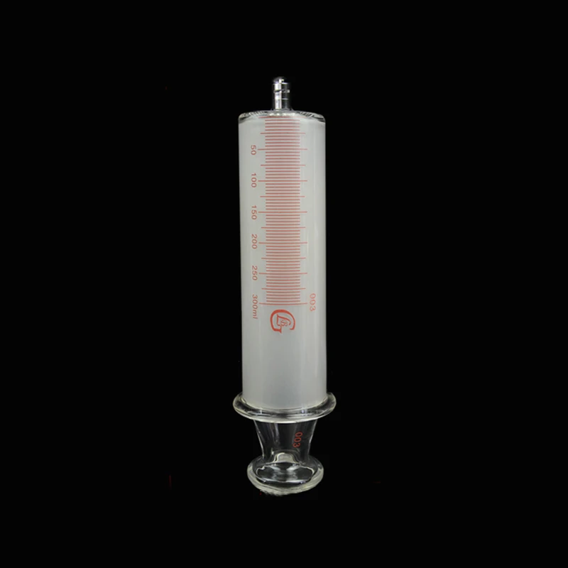 1pcs Large Capacity Luer Lock Syringe Double Frosted Glass Reusable Enema Sampler Injector 150-1000ml