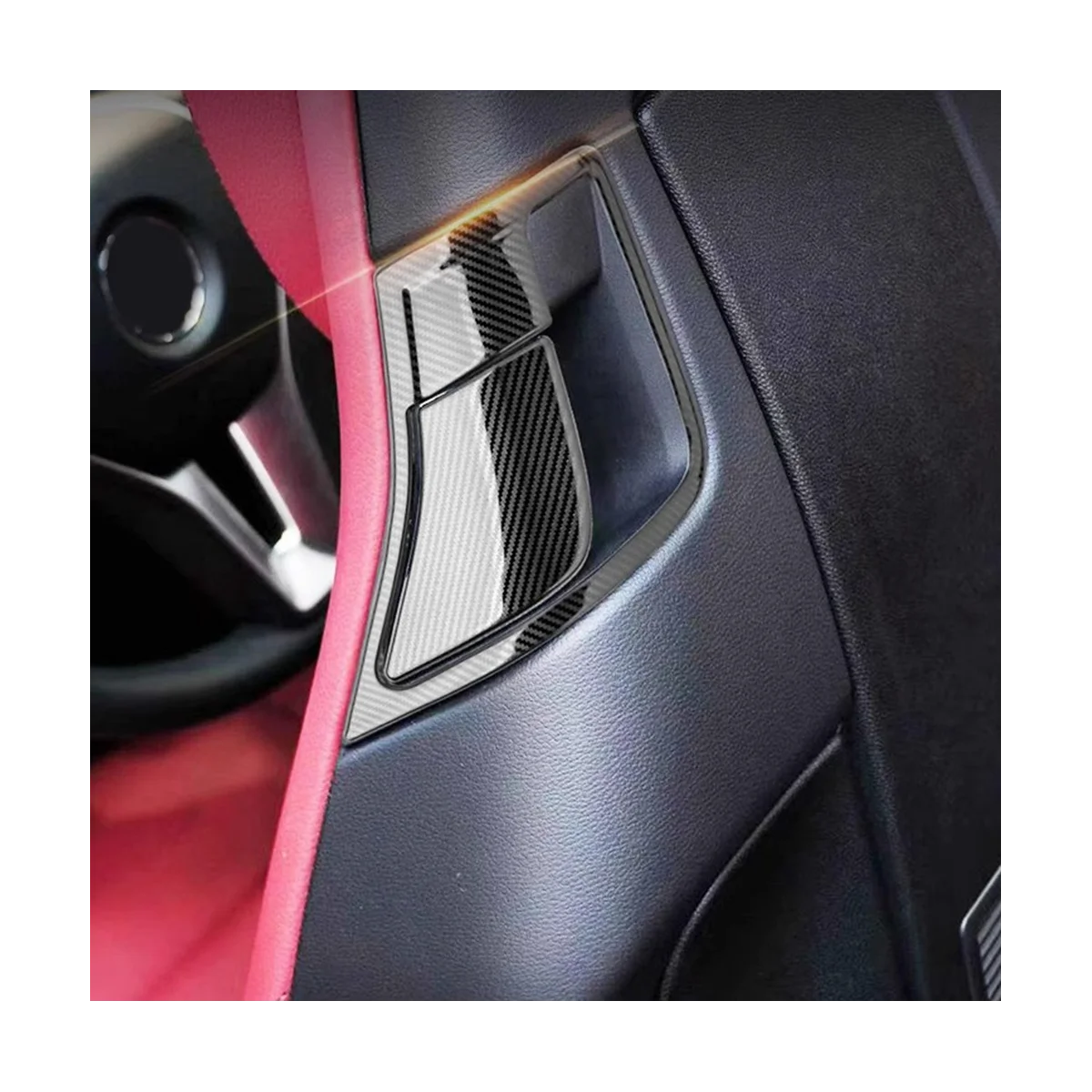 ベンツクーペクラスe200e260 2009-2014の車の後部座席用のロックスイッチ付きトリム