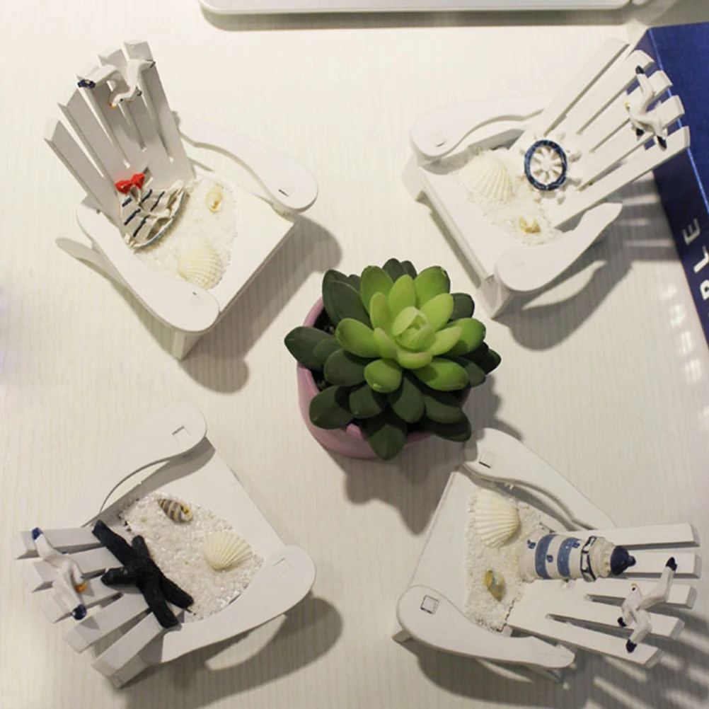 The Mediterranean Beach Chair Decoration Decorations Coastal Bamboo Sunshine Home