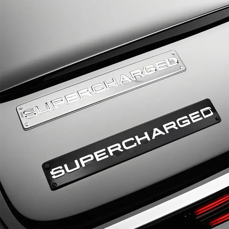 Autocollant de voiture avec logo d'étiquette suralimentée, pour Land Rover Range Rover édition d'autobiographie, accessoires mécaniques modifiés, décoration