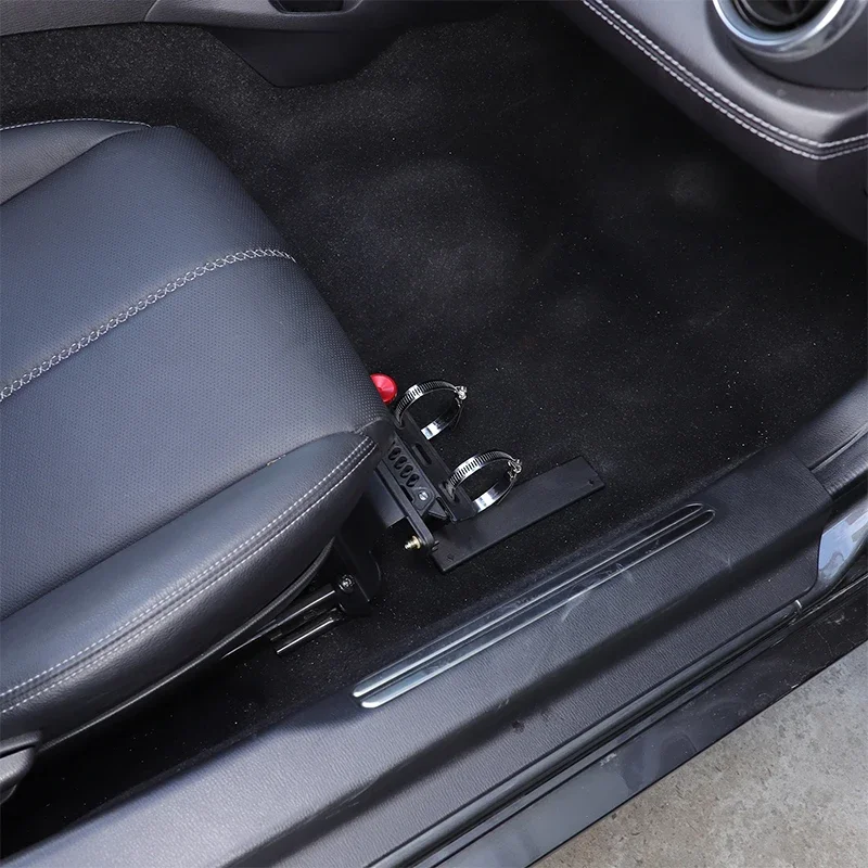 Aluminum Alloy Car Co-pilot Under Seat Firefighting Bracket for Mazda MX-5 MX5 ND 2016-2025 Interior Car Accessories(LHD RHD)