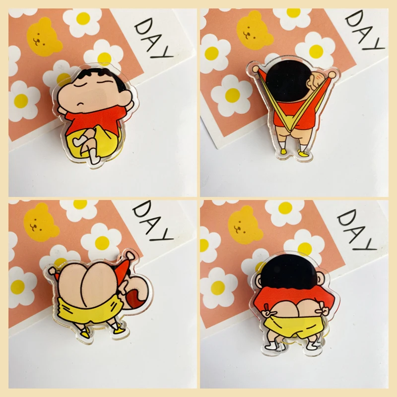 

Карандаш Шин-тян аниме милый забавный акриловый зажим для переплета зажимы для планировщика зажим для бумаги офисные декоративные принадлежности школьные канцелярские принадлежности