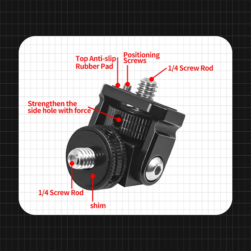 Monitor EVF Ständer Halter Kaltschuh Halterung für SLR Kamera Käfig Feld Monitor Mikrofon Blitzschuh Einstellbare Stabilisator Halterung – Detail 17