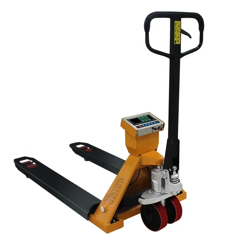 

NVK 2000 kg 3 ton Pallet Jack Scale Electronic Forklift Weighing Scale Hand Pallet Truck with Weigh Scale