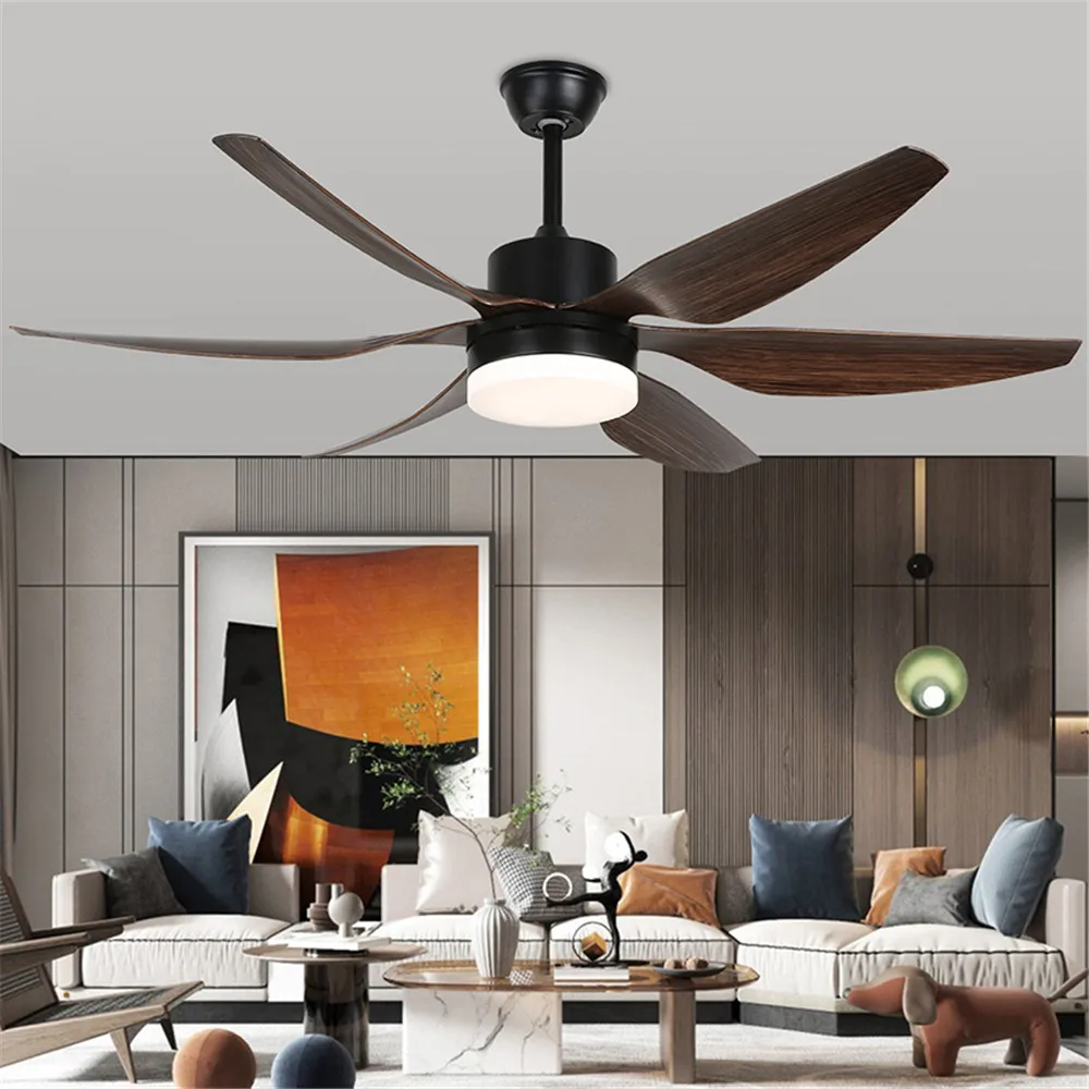 

Modern LED Fan Light Luxury Living Room Restaurant Bedroom Children's Room Ceiling Fan Light Remote Electric Fan With Light Bulb
