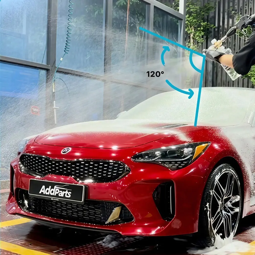 完全透明フォームキャノン 1L 高圧洗浄機用 クイックコネクトアダプターキット付き ニルフィスク洗車用
