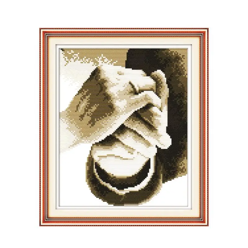 Hold your hand in hand love 11CT counted printed on canvas DMC Cross Stitch kits 18CT 14CT needlework Set DIY embroidery