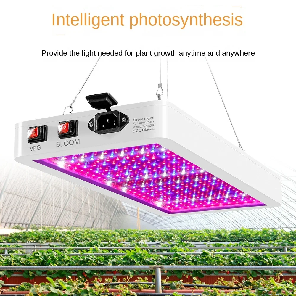 Imagem -04 - Full Spectrum Led Grow Light Lâmpada de Plantas Estufas Lâmpada Phyto Interior Eua ue uk Plug 1000w 2000w