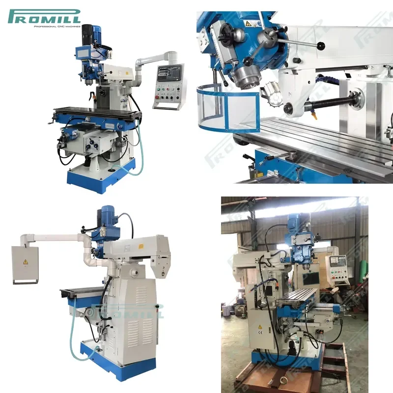 HCY Optimum Promill X6332Z Vertical Knee Type Universal Milling Drilling Tapping Machine BT50 Spindle Medium Capacity