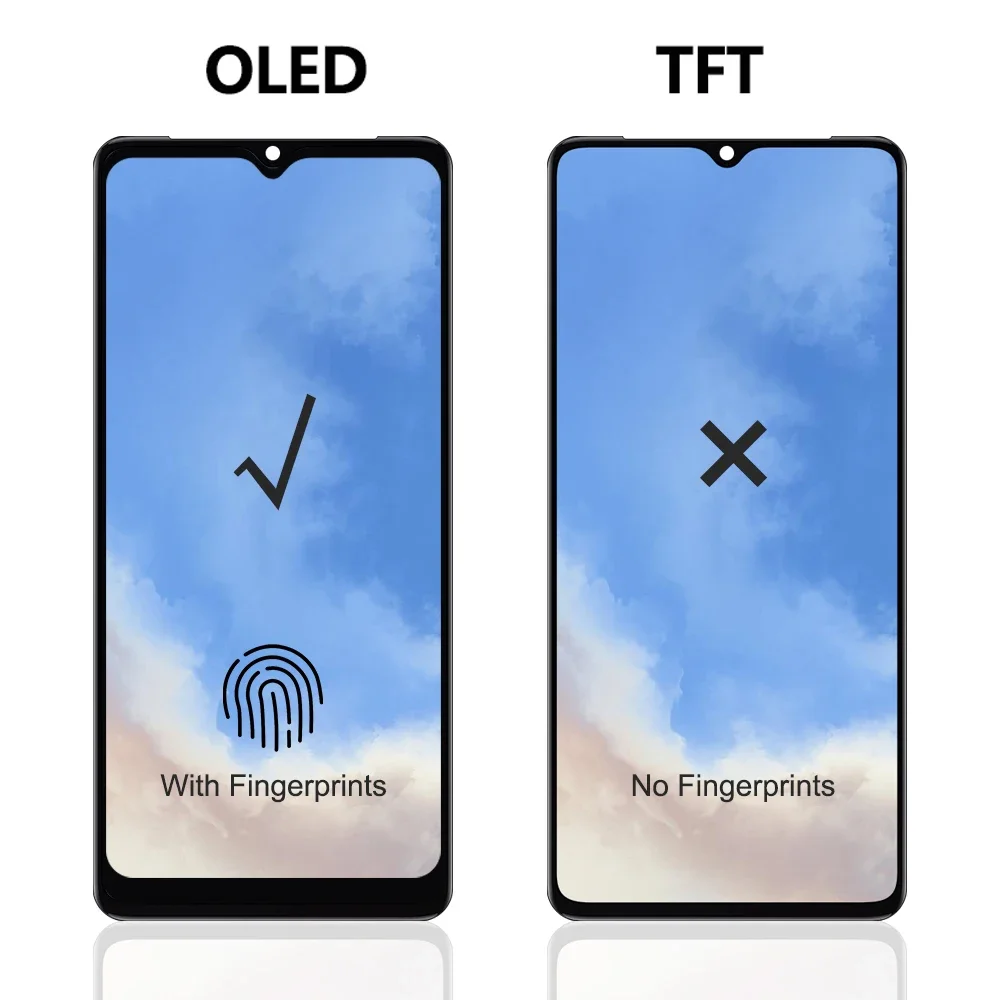 For OnePlus 7T 6.55\'\'For 1+7T HD1901 HD1903 HD1900 HD1907 HD1905 LCD Display Touch Screen Digitizer Assembly Replacement