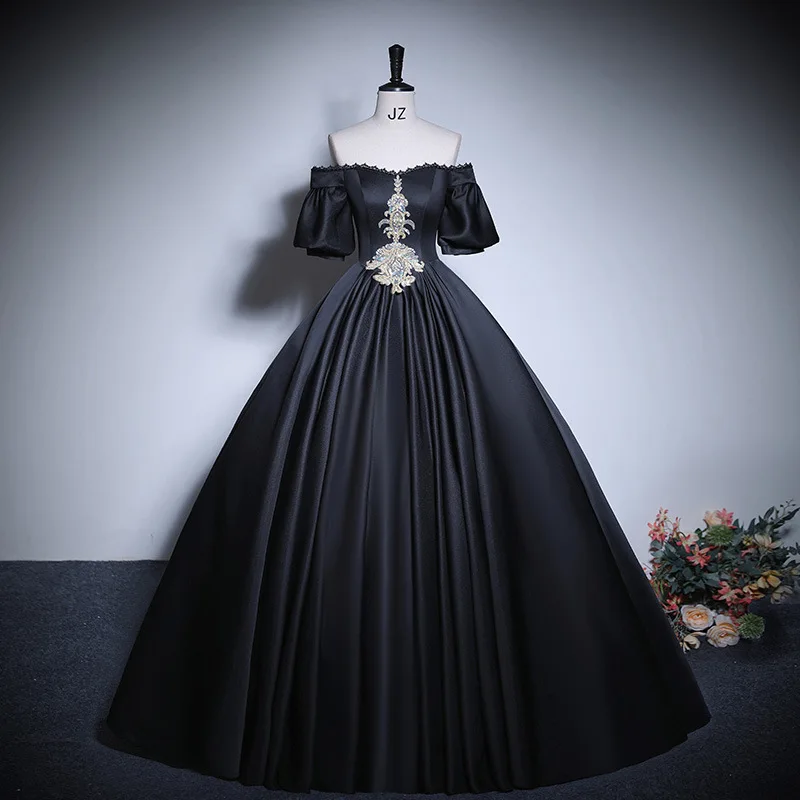 

Fashionable and Elegant Evening Dress2026New Voice Vocal Art Exam Solo Performance Host Adult Ceremony Dress Princess Puff Skirt