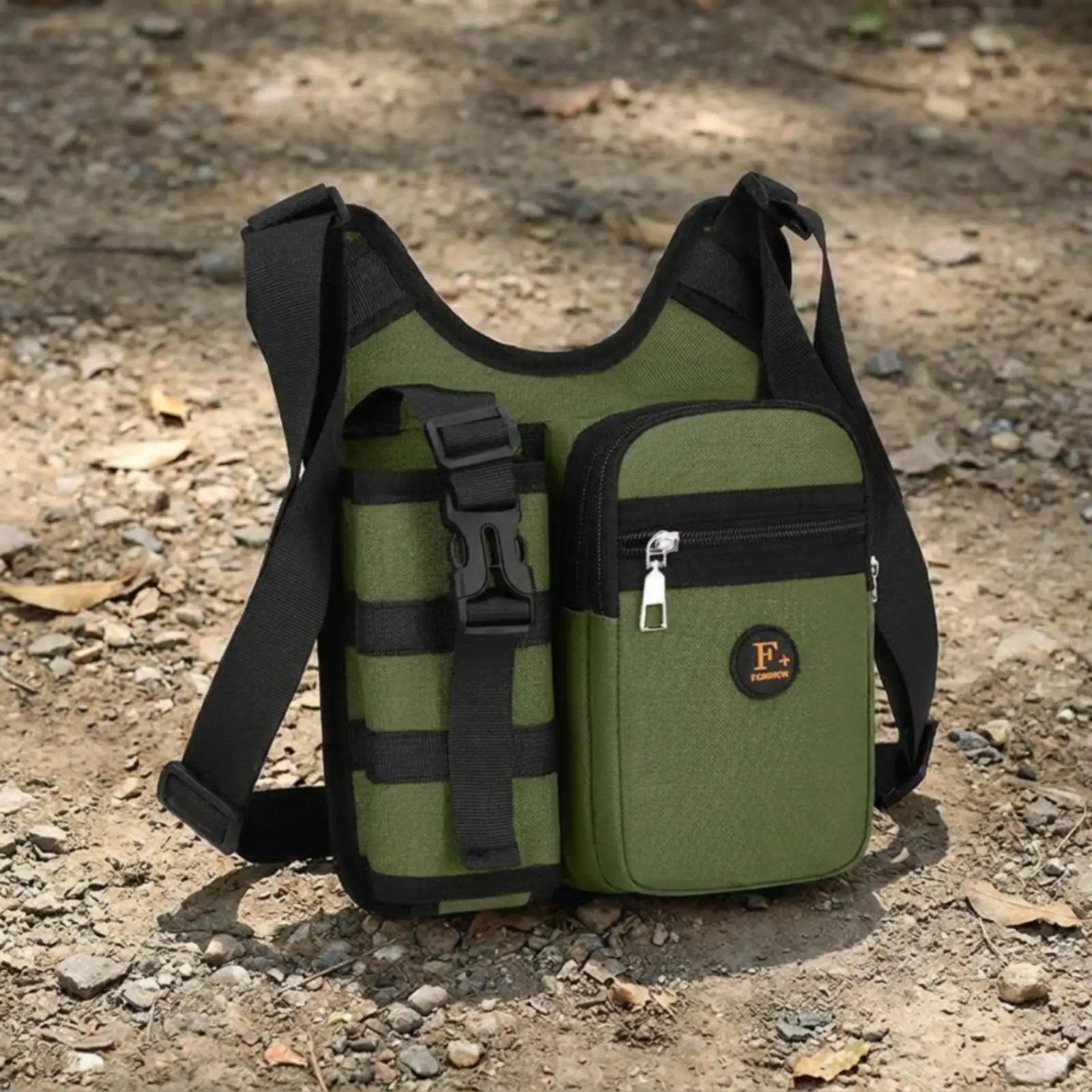 Crossbody Shoulder Bag Hands Crossbody Bag with Front Pocket Multifunctional for Journeyers, Commuters, Frequent Necessities,