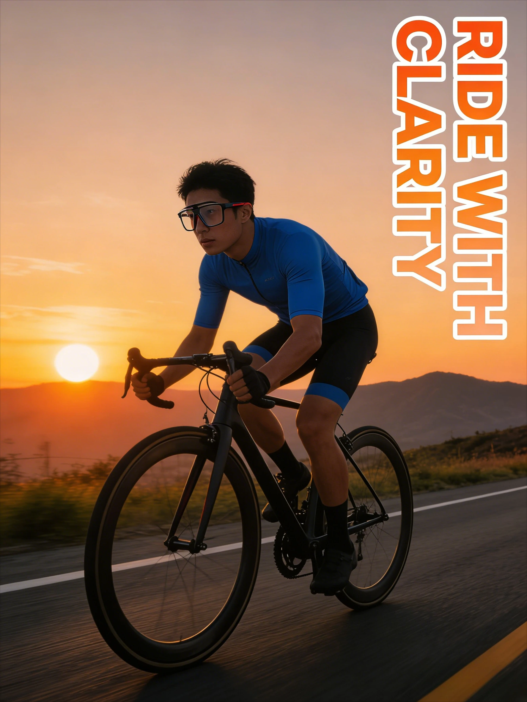 

Unisex Flip-Cover Polarized Sports Glasses - Windproof Double Layer for Cycling Running