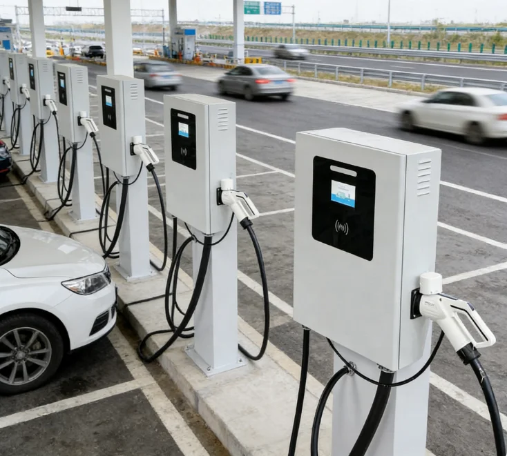 TARY Wall-Mounted EV DC Charger Dual Gun CCS2 20kW/30kW/40kW Home Commercial Use CE Certified IP54 Customizable 5m Output AC