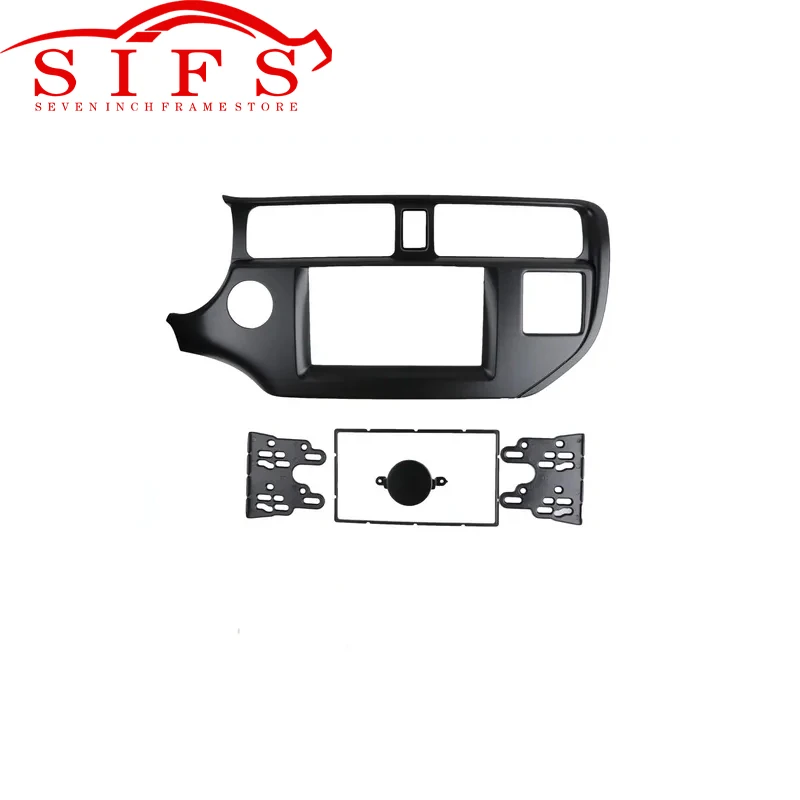 

Double Din Car Stereo Fascia Trim Kit for 2011-2013 KIA K3 RIO Left Hand Car with SRS Hole Audio Frame Stereo Panel Kit