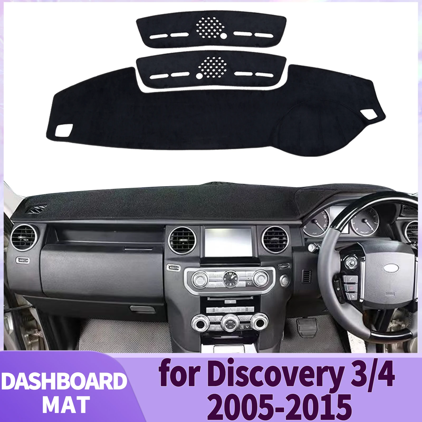 

for Land Rover Discovery 3 4 2005-2015 LR3 LR4 L319 Accessories Dashmat Dashboard Cover Pad DashMat Sunshade Protective Carpet