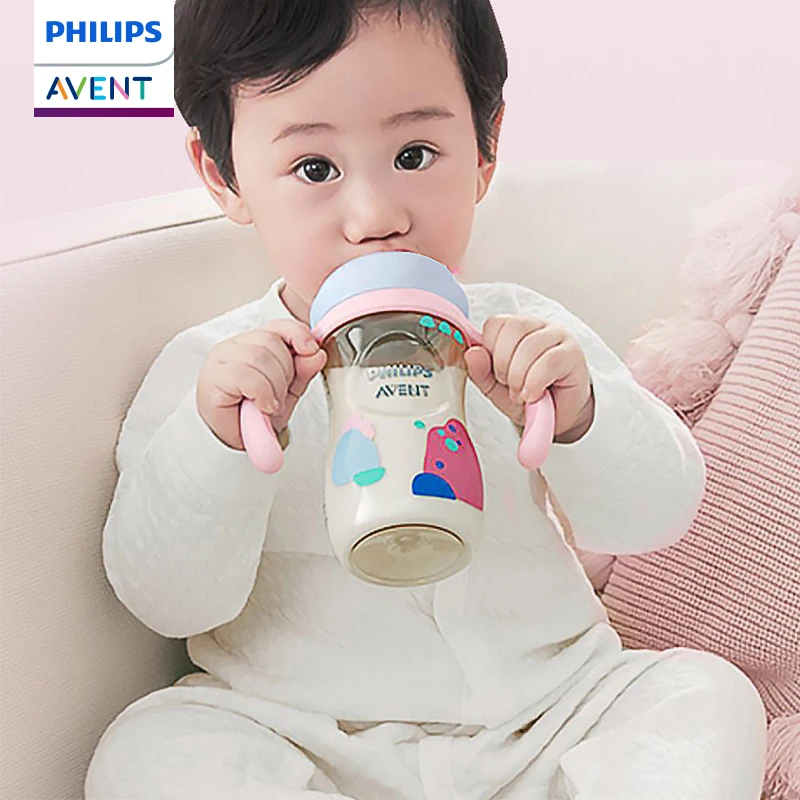 PHILIPS AVENT Newborn baby Large caliber food grade PPSU material Feeding bottle Anti-Colic 0-3 years old baby NO BPA