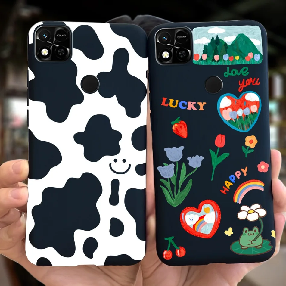 For Xiaomi Redmi 10A Case Cute Pattern Macaroon Silicone Soft Cover For Redmi 10A 10 A Sport Phone Case Redmi10A Coque 6.53\