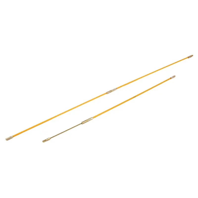AB66-3 Set Cabling Rods Fish Tape 10.83FT Fiberglass Electrical Cable Threader Running Puller In Case 10Rods X 33Cm