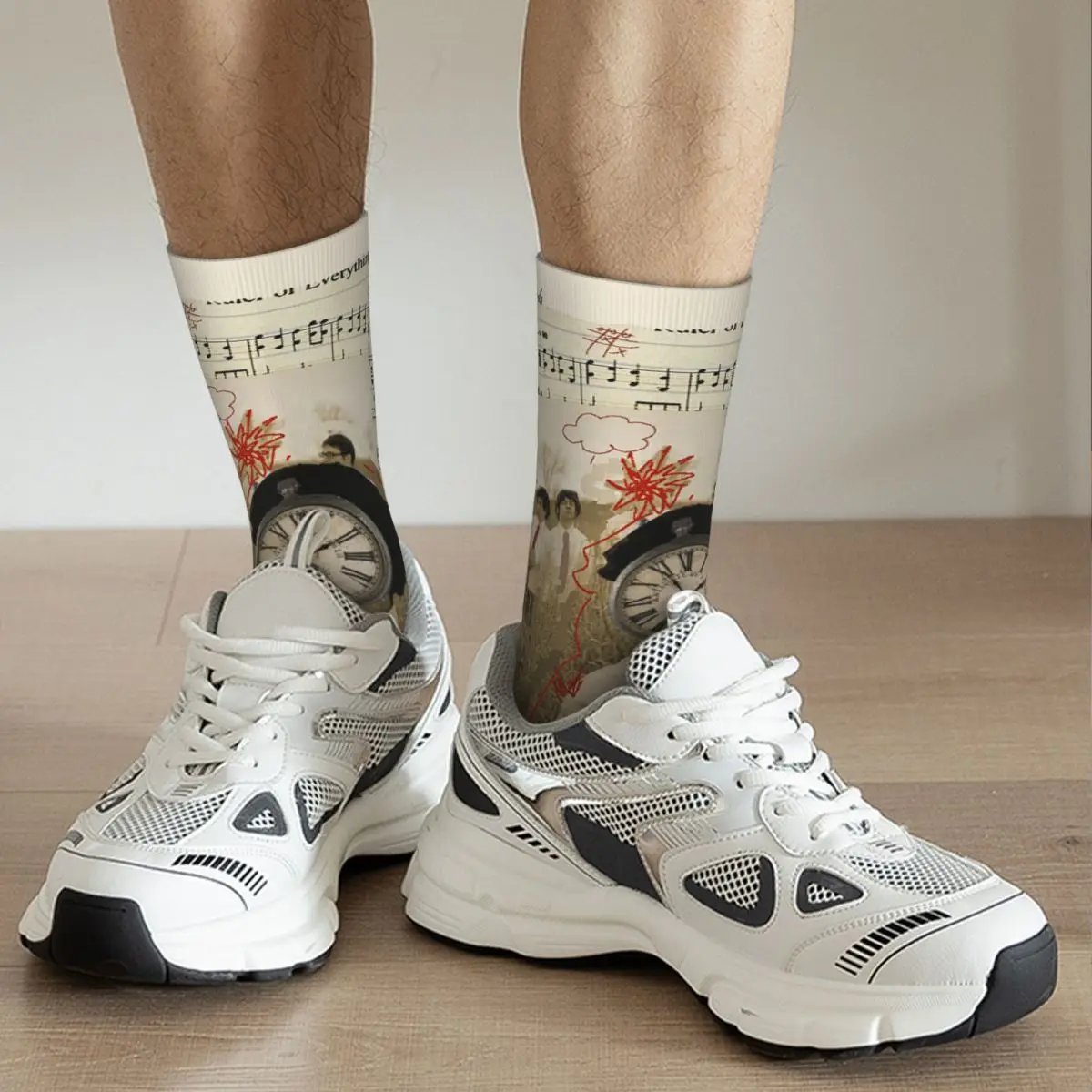 New 02 Tally Hall Band Logo Genre Indie Pop Socks Harajuku Super Soft Stockings All Season Long Socks for Unisex Valentine's Day