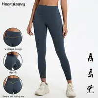 Leggings Deportivos Hearuisavy de Verano, Súper Suaves, de Cintura Alta, para Gimnasio, Yoga, Correr, Entrenamiento, con Efecto Push-Up, para Mujer
