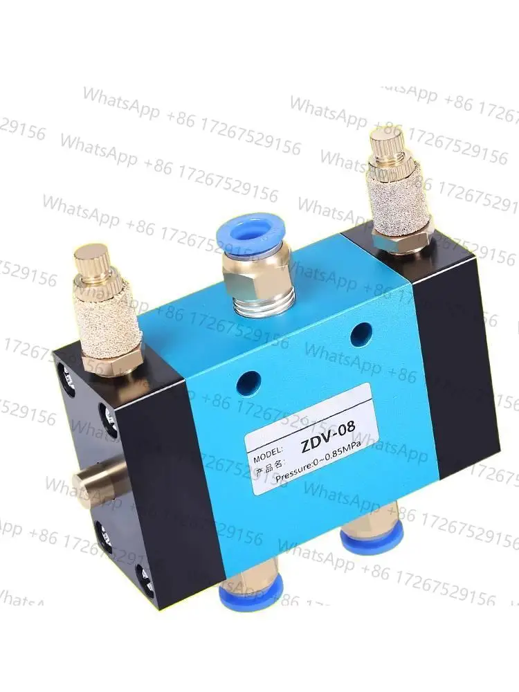 Cylinder Auto Reciprocating Valve Speed Control ZDV08 Pneumatic Switch 2 Position 5 Port Adjustable Directional Control