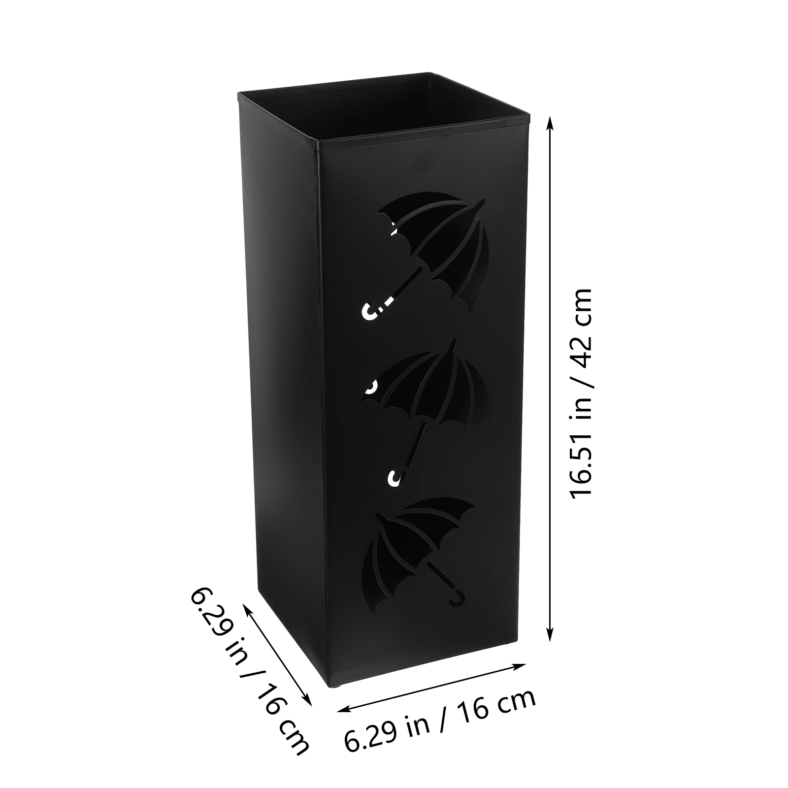 

Прочное железное ведро для зонта, металлическая подставка, держатель для хранения, органайзер для домашней прихожей, полый дизайн, место для хранения дождевика