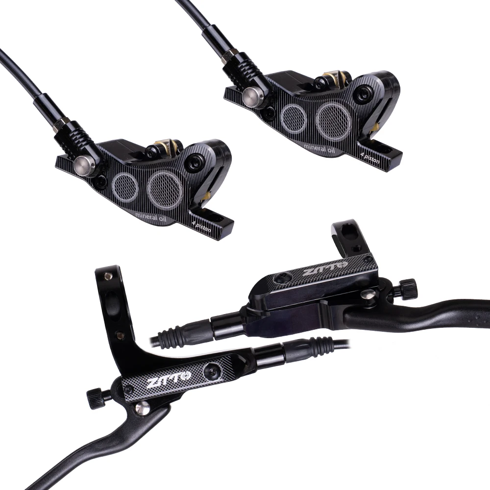Mountain Bicycle Parts  Colorful 4 Piston Hydraulic Disc Brake M840 With Cooling Full Meatal Pads