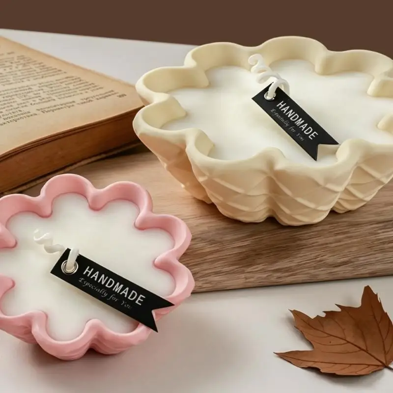 Large Reusable Silicone Mold for Waffle Bowl Soap Dish Crafting Mold