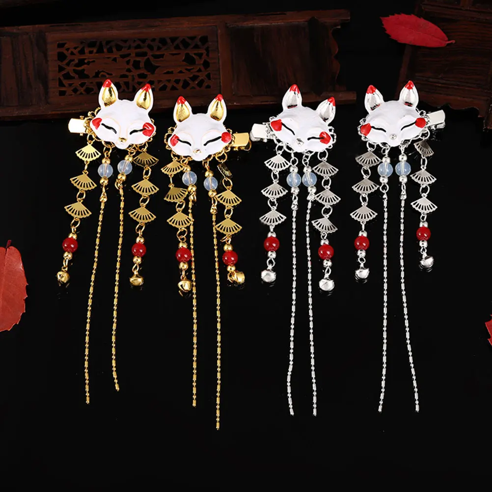

Women Hanfu Clip Tassel Decor Alloy Barrette For Thick Thin Hair Bridal Party Retro Chinese Style Hair Accessories For Girls