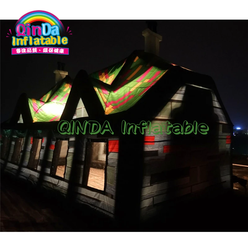 Barra de fiesta inflable LED/tienda de barra de servicio inflable Pub inflable impermeable, casa de Bar de Pub inflable