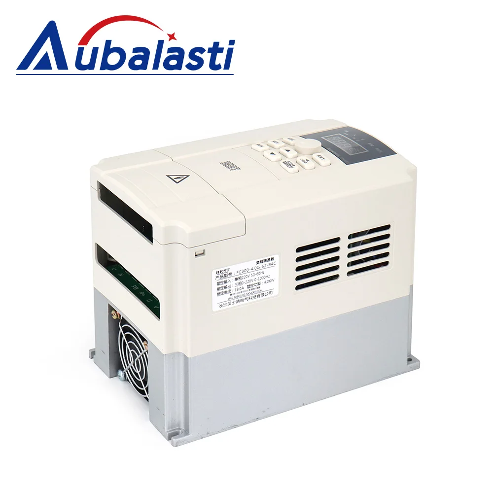 Aubalasti Stock Best VFD Inverter 2.2kw 5.5kw 7.5kw 11kw 220V 380V With CNC Spindle Motor for CNC Router Machine Tools