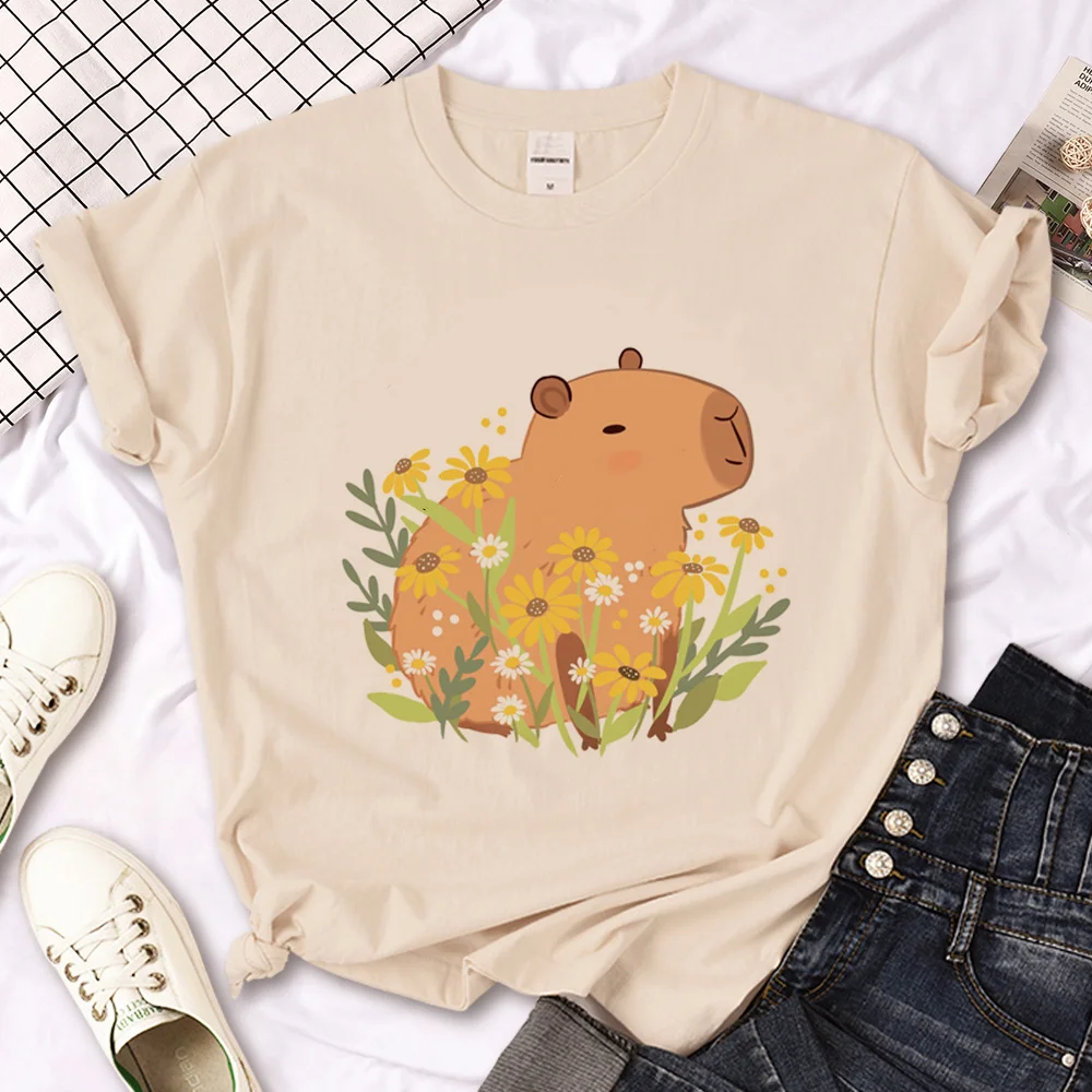 Capibara Capybara t-shirts men Y2K designer summer tshirt boy y2k 2000s Japanese clothes